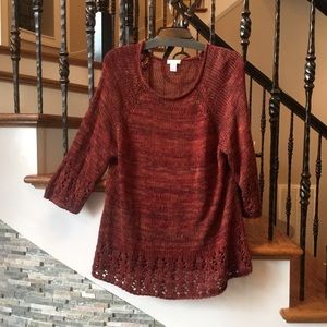 Chico’s Scoop Neck Sweater